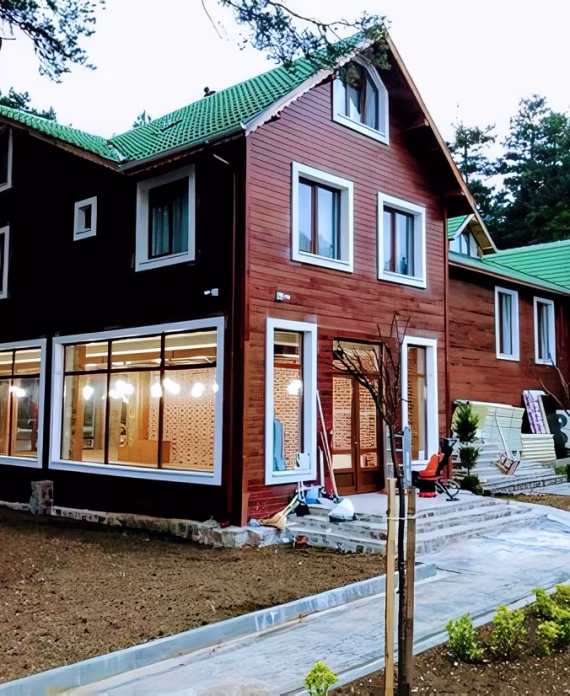 Adya Otel Restoranında Doğal Meşe Masif Panel Masa Uygulamaları