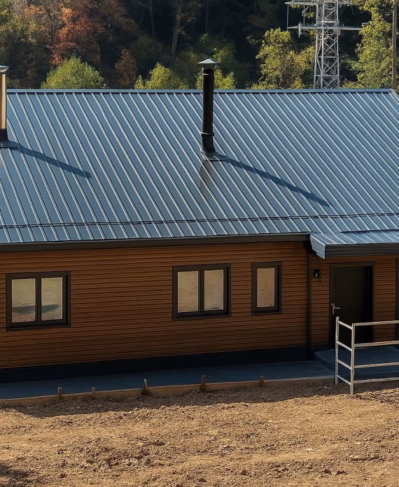 Villa Tavanında Doğal Nem Dengesi Sağlayan Çam Ahşap Lambri